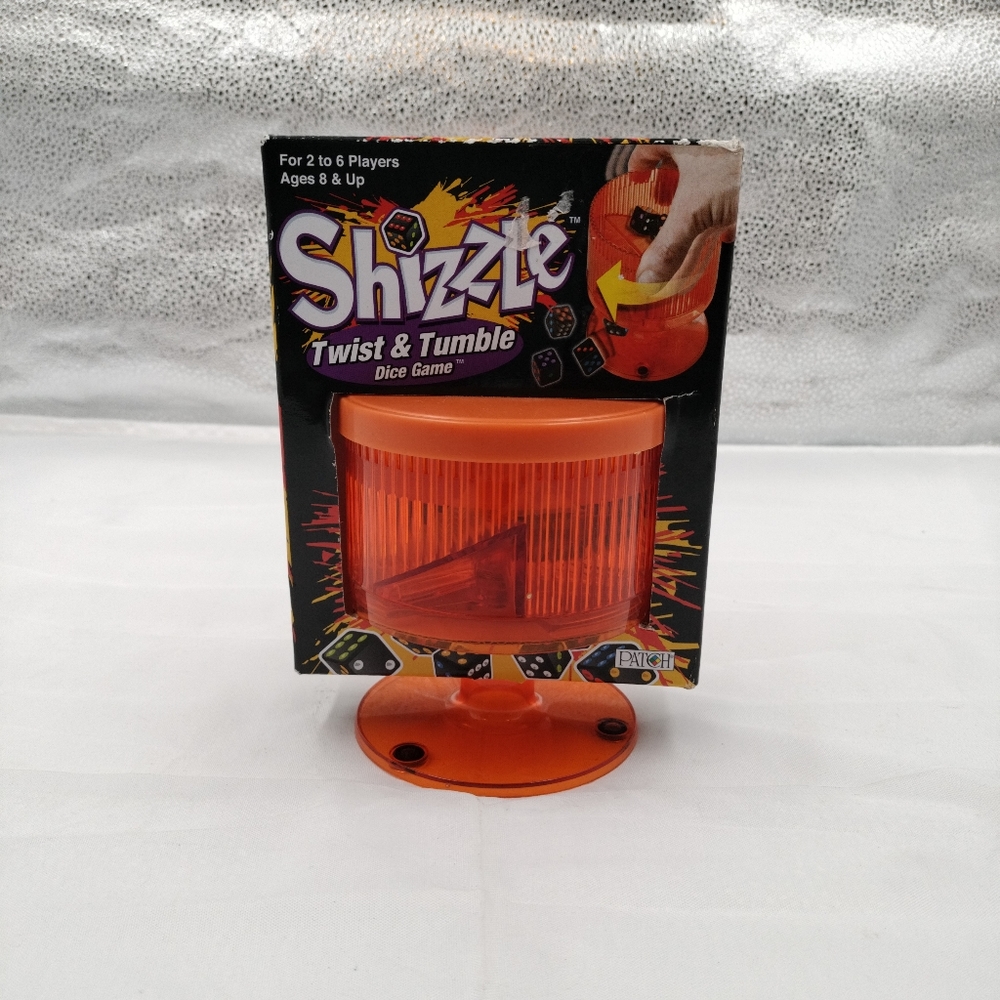 Shizzle Twist & Tumble Dice Game, Game Night, Party Time Or Camping (Mint)